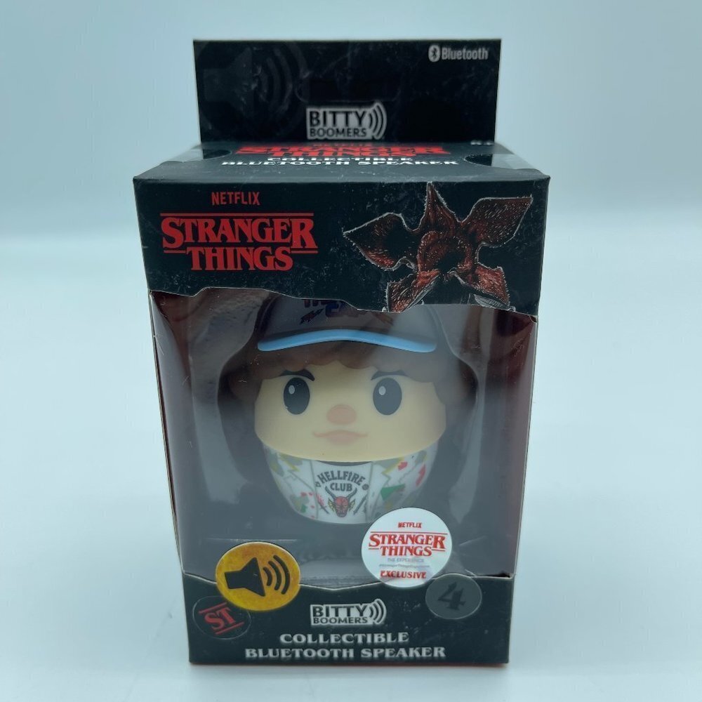 Stranger Things Bitty Boomers Exclusive Collectible Bluetooth Speaker Dustin